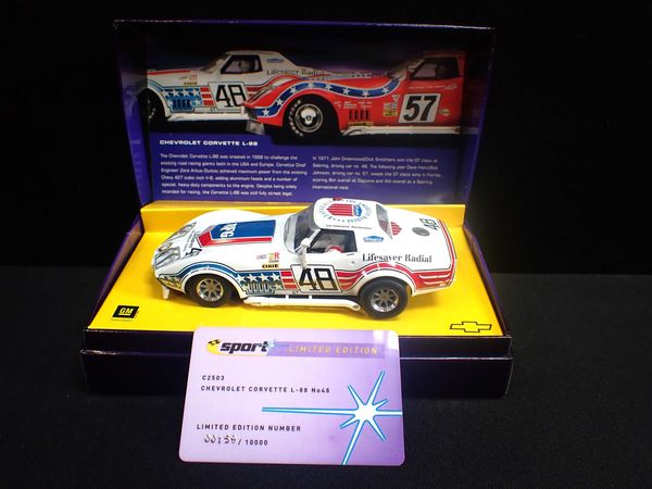 A SCALEXTRIC SPORT CAR - CHEVROLET CORVETTE L-88 No48