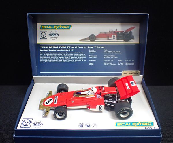 A SCALEXTRIC LEGENDS CAR - LOTUS TYPE 72