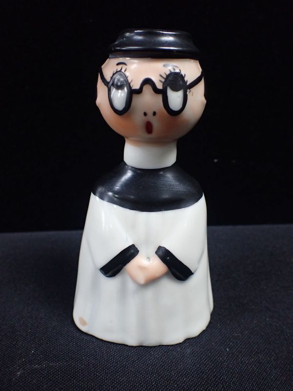 A CARLTON WARE NOVELTY VICAR BELL