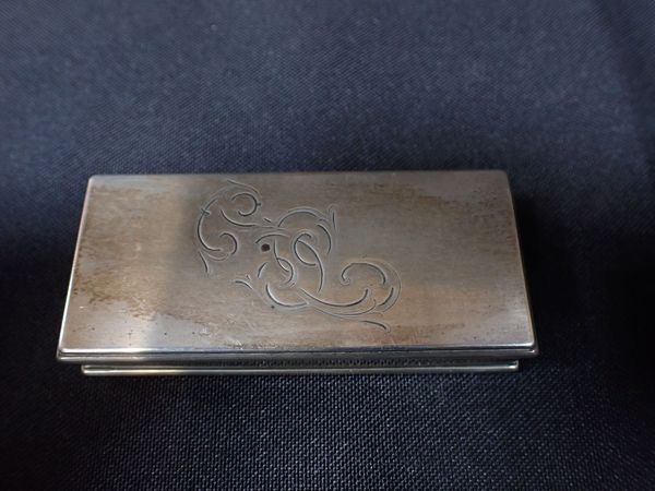 RUSSIAN SILVER STAMP BOX