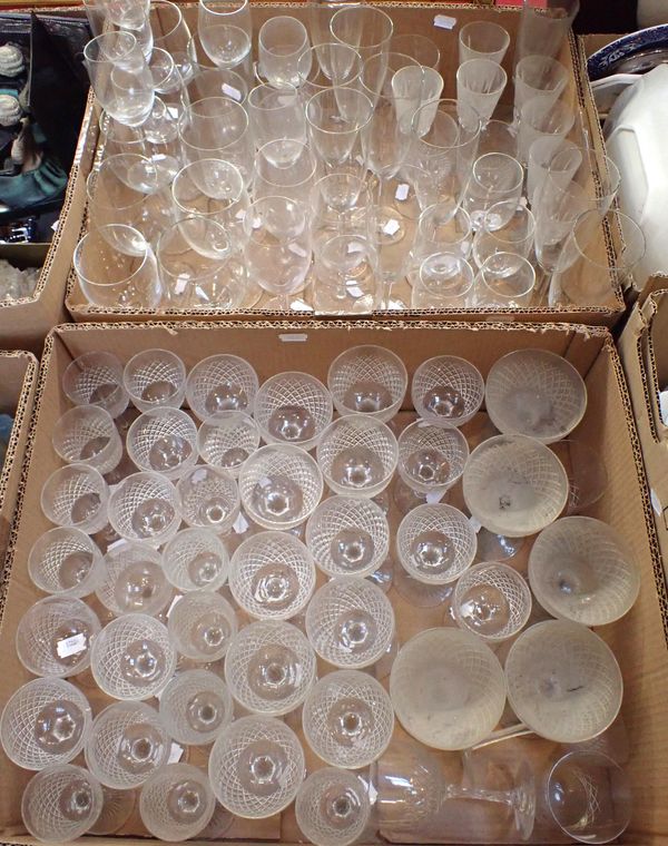 A COLLECTION OF TABLE GLASS