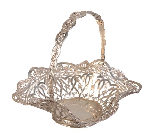 A 19TH CENTURY HANAU SILVER BASKET