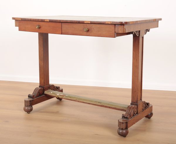 A WILLIAM IV ROSEWOOD WRITING TABLE