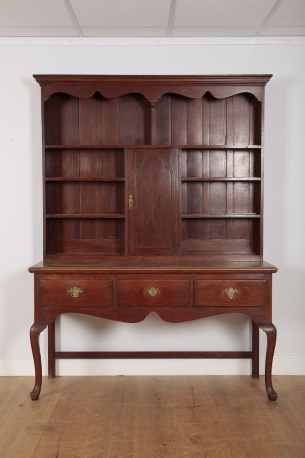 AN OAK DRESSER