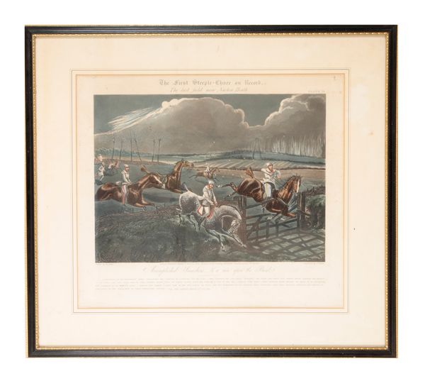 AFTER HENRY ALKEN (1785-1851) 'The First Steeple Chase on Record'