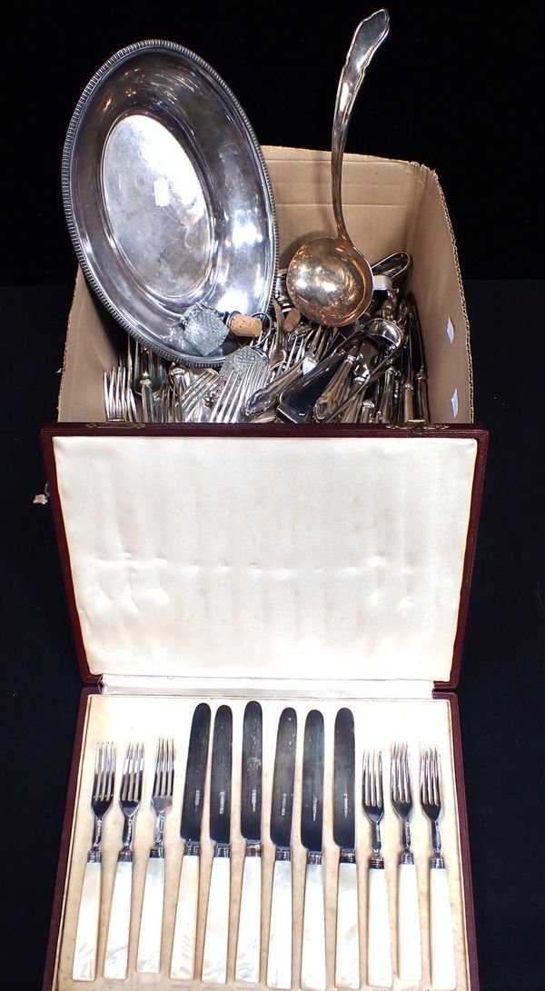 A COLLECTION OF SILVER PLATE