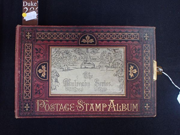 A VICTORIAN STAMP ALBUM, PENNY BLACK AND OTHERS