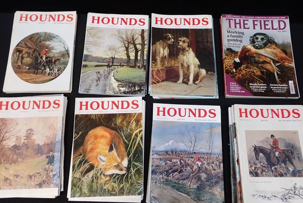 A QUANTITY OF HOUND AND MAGAZINES MAGAZINES