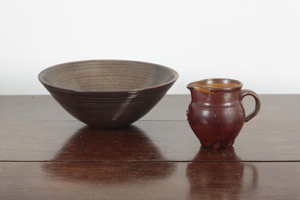 DAVID LEACH (1911-2005) A BROWN-GLAZED BOWL