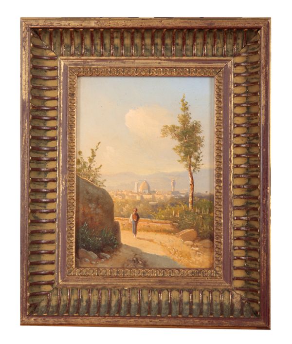 CONTINENTAL SCHOOL, 19TH CENTURY A Florentine landscape