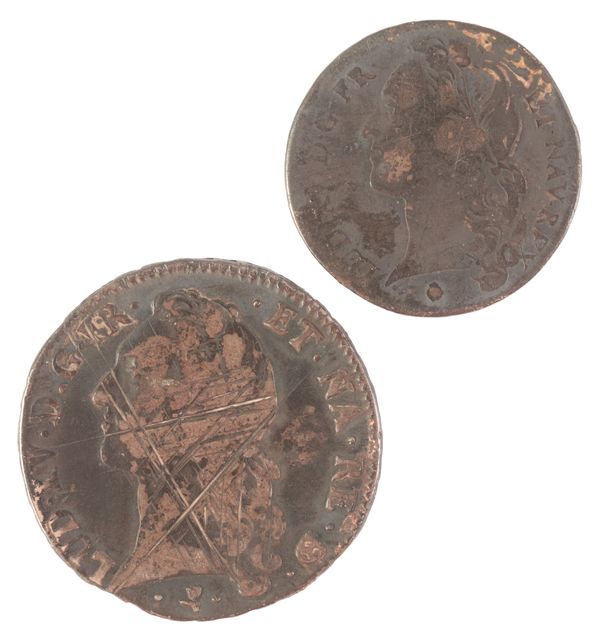 A 1766 LOUIS XV ÉCU SILVER COIN