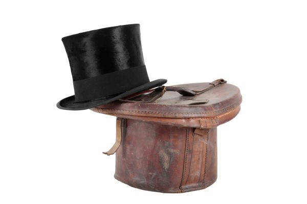 A.J. WHITE, JERMYN STREET LONDON: A BLACK SILK TOP HAT