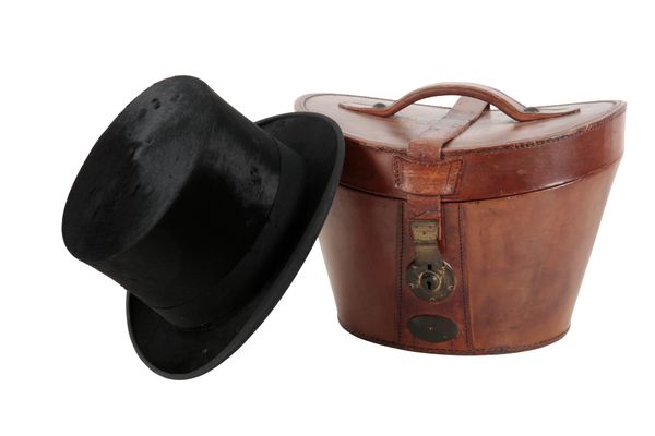 WOODROW OF LONDON: A BLACK SILK TOP HAT