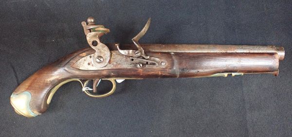 A FLINTLOCK SERVICE PISTOL