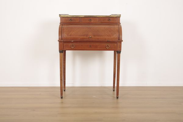 A FRENCH EMPIRE MAHOGANY BONHEUR DU JOUR