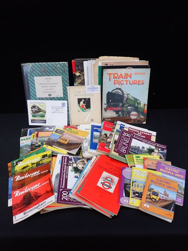 A COLLECTION OF RAILWAY BOOKS AND PAMPHLETS