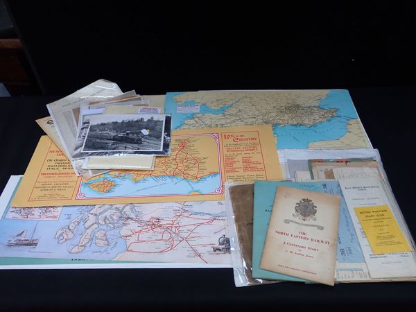 A COLLECTION OF RAILWAY PAPERWORK