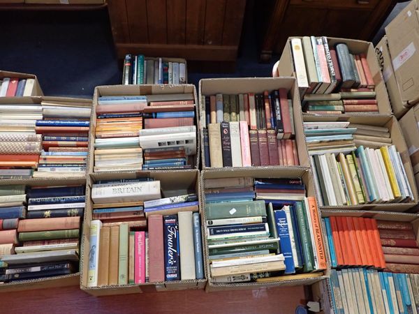 A LARGE COLLECTION OF BOOKS