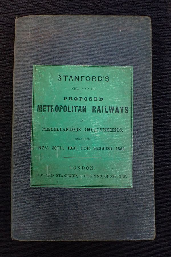 STANFORD'S NEW MAP OF PROPOSED METROPOLITAN RAILWAYS AND MISCELLANEOUS IMPROVEMENTS