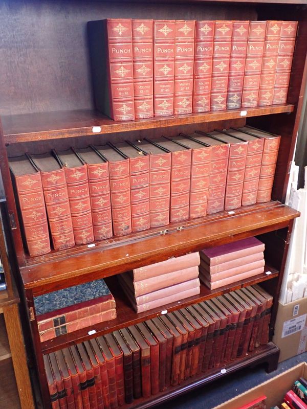 A COLLECTION OF 'PUNCH' VOLUMES 1845 - 1923