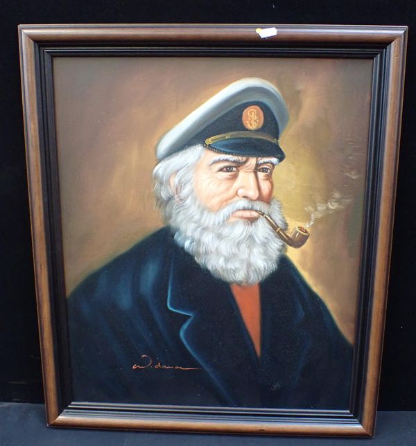 W. DAMON (20TH CENTURY), PORTRAIT OF A CAPTAIN