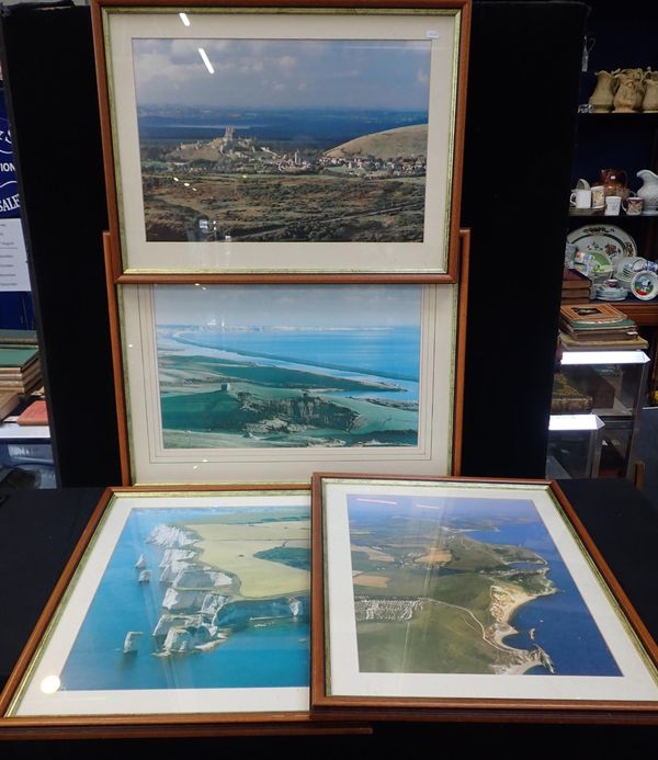 FOUR COLOUR PHOTOGRAPHIC ENLARGEMENTS OF THE DORSET COAST