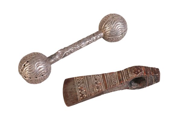 AN OMANI STEEL JERZ AXE HEAD