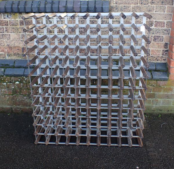 A WINE RACK, FOR 120 BOTTLES