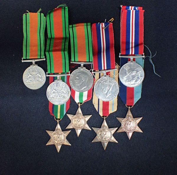 A COLLECTION OF WW2 MEDALS