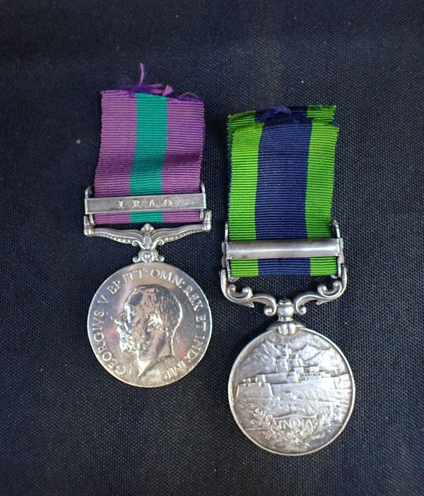 TWO CAMPAIGN MEDALS