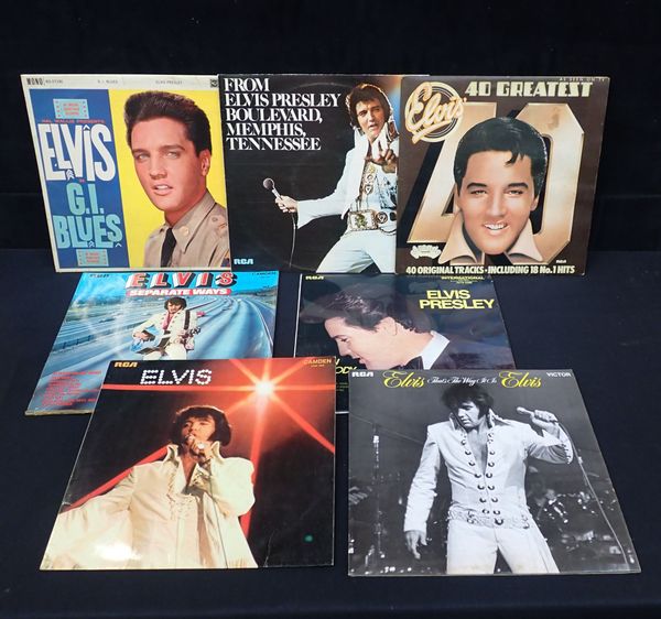 SEVEN ELVIS PRESLEY LPs ; 'G.I. BLUES'