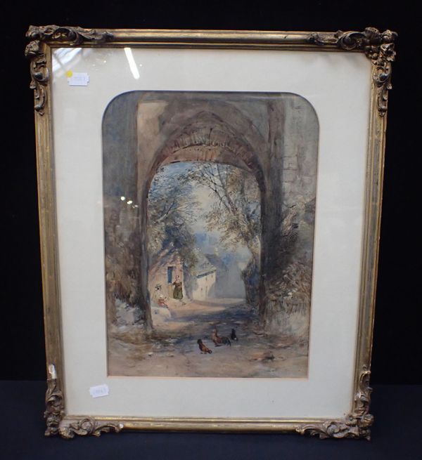 J.S. PROUT: VIEW THROUGH A GOTHIC GATEWAY