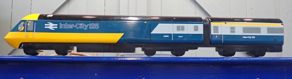 A PROMOTIONAL/ADVERTISING MODEL INTERCITY 125 LOCOMOTIVE