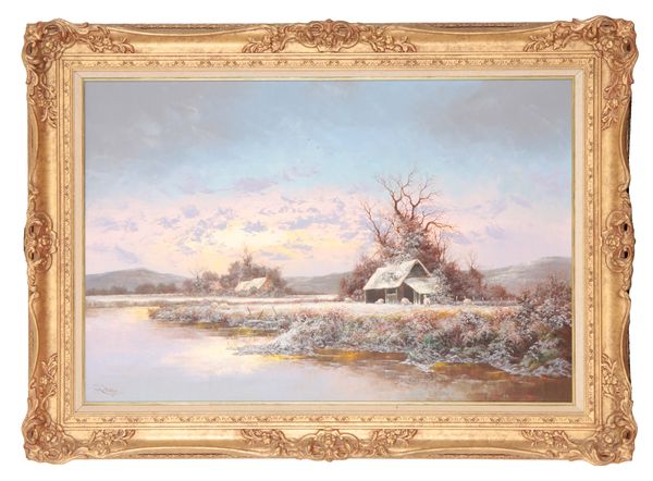 NOEL RIPLEY, Winter river landscape