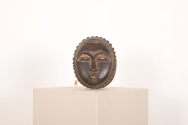 A BAULE AFRICAN PORTRAIT MASK