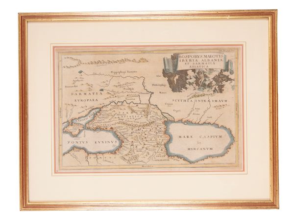 WH TOMS (1700-1765), Map of the Bosphorus and surrounding areas