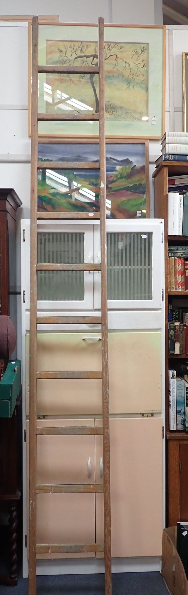 A 1950S KITCHEN CUPBOARD