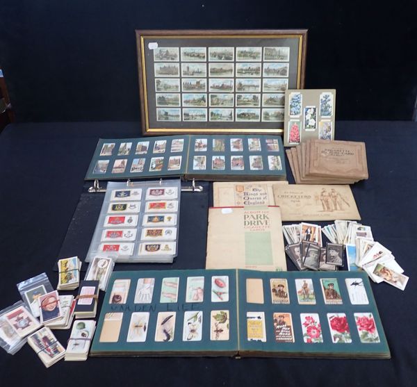 A COLLECTION OF CIGARETTE CARDS