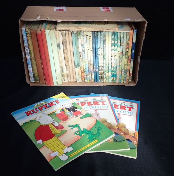 A COLLECTION OF RUPERT BEAR BOOKS c. 1940s -1970s