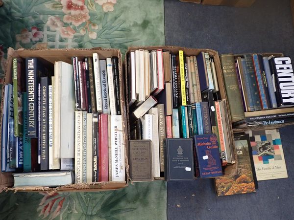 A QUANTITY OF VARIOUS  BOOKS; TRAVEL AND ART INTEREST