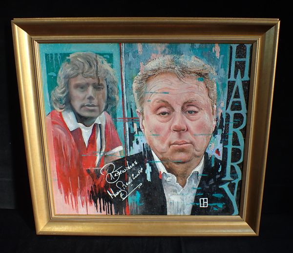 'HARRY REDKNAPP' ACRYLIC ON BOARD