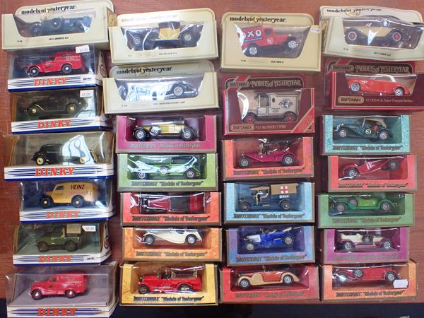 A COLLECTION OF MATCHBOX 'MODELS OF YESTERYEAR' VEHICLES