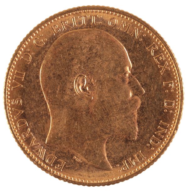 A 1907 EDWARD VII GOLD SOVEREIGN