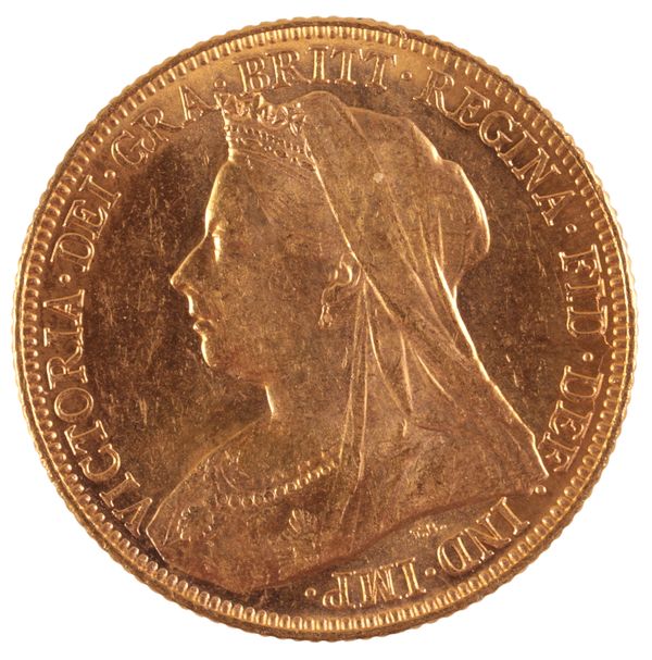 AN 1899 QUEEN VICTORIA GOLD SOVEREIGN