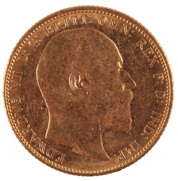 A 1907 EDWARD VII GOLD SOVEREIGN