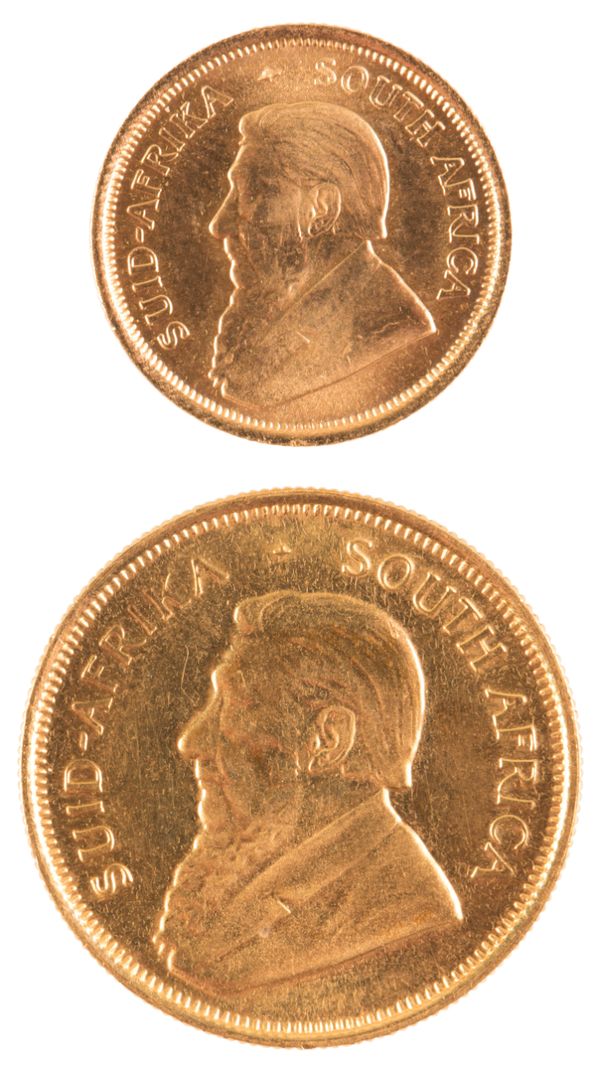 A 1980 GOLD 1/4 OZ GOLD KRUGERAND