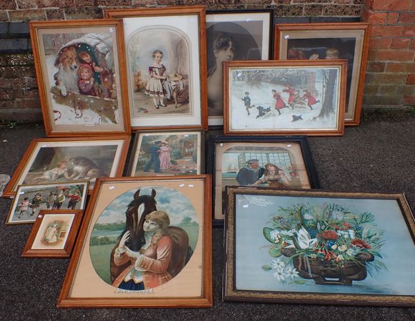 A COLLECTION OF LATE VICTORIAN COLOUR PRINTS