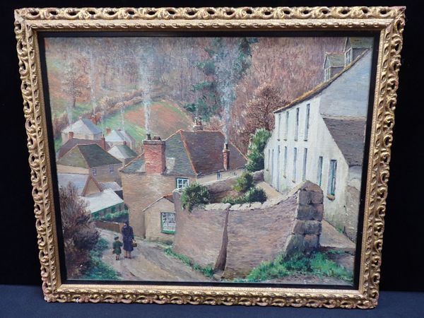 DENYS LAW: ENGLISH SCHOOL, 20TH CENTURY: CORNISH VILLAGE