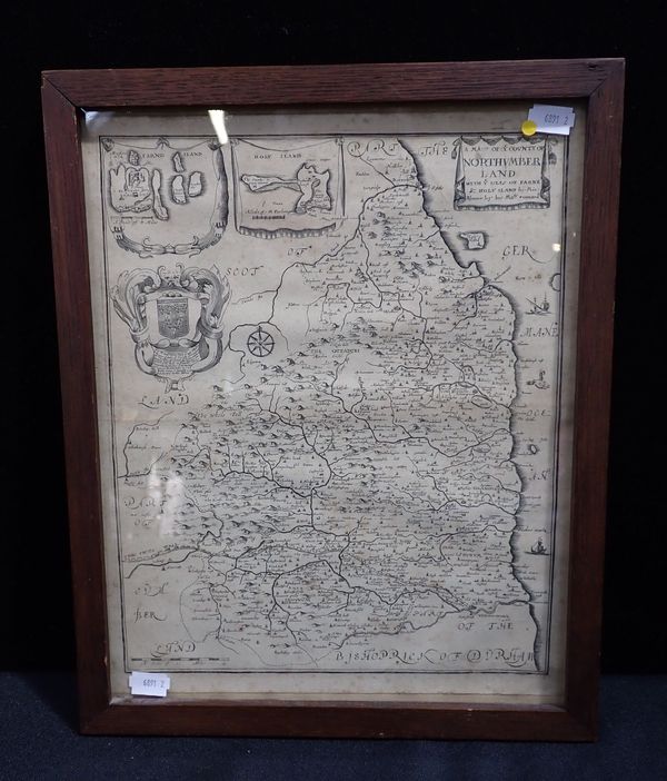 BLOME; AN ANTIQUARIAN MAP, NORTHUMBERLAND