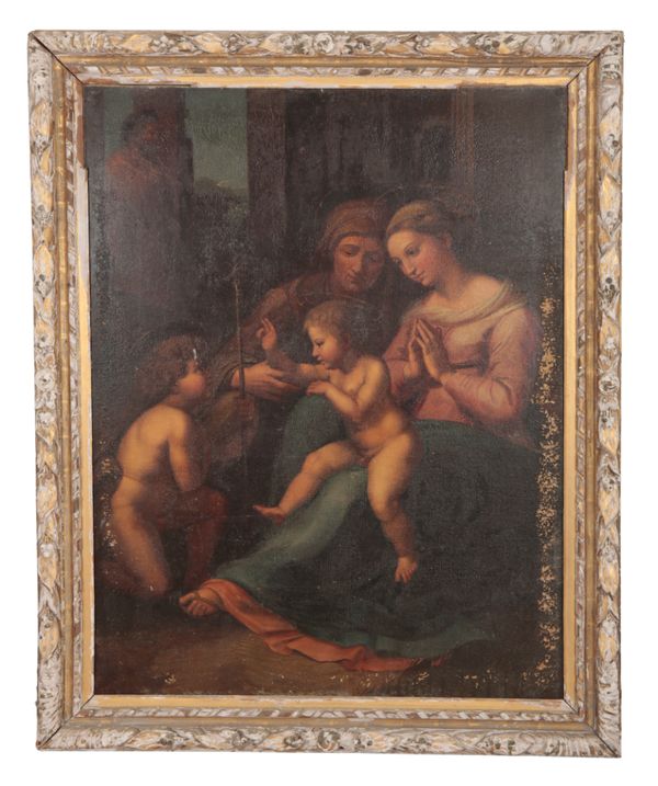 AFTER RAPHAEL (1483-1520) 'The Virgin and Child with the Infant Saint John the Baptist and Saint Elizabeth'